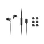 Auricular Lenovo 4XD1J77351 Binaural Intraaural USB Tipo C Alámbrico 12g Negro Oficina Auricular Lenovo 4XD1J77351 Binaural Intraaural USB Tipo C Alámbrico 12g Negro Oficina