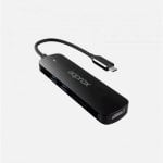 Hub USB Type-C Approx APPC45 5-in-1 HDMI 4K/30Hz 2x USB 3.0 SD/Micro SD Leser Schwarz