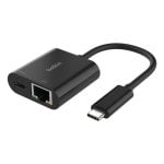 Adaptador USB-C a Ethernet Belkin INC019BTBK 1000Mbps 100W Power Delivery Negro