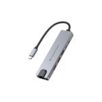Dock USB-C Conceptronic DONN29G 2x USB-A 2x USB-C HDMI 2.0 Ethernet PD 140W Aluminio Gris Dock USB-C Conceptronic DONN29G 2x USB-A 2x USB-C HDMI 2.0 Ethernet PD 140W Aluminio Gris