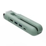 Base de Conexión Ewent EW1148 USB-C 4K HDMI 100W 2xUSB-A Gigabit Ethernet Verde Base de Conexión Ewent EW1148 USB-C 4K HDMI 100W 2xUSB-A Gigabit Ethernet Verde