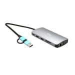 Estación de acoplamiento i-tec Metal Nano Dock 3x Display Power Delivery 100W Plata Estación de acoplamiento i-tec Metal Nano Dock 3x Display Power Delivery 100W Plata