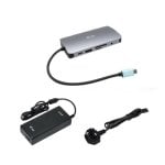 Docking Station USB-C i-tec Metal Nano HDMI/VGA LAN y Cargador 112W Plata Universal Docking Station USB-C i-tec Metal Nano HDMI/VGA LAN y Cargador 112W Plata Universal