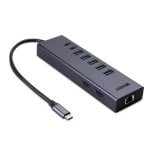 Hub USB-C 3.2 Gen 2 con HDMI 2.1, Ethernet Gigabit, 8K e Power Delivery 100W