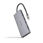 Hub USB-C Nanocable 10.16.4612 12 en 1 3xUSB-A 3.2 2xHDMI 4K60Hz DP RJ45 Lector SD/TF Audio PD 100W Aluminio Gris Hub USB-C Nanocable 10.16.4612 12 en 1 3xUSB-A 3.2 2xHDMI 4K60Hz DP RJ45 Lector SD/TF Audio PD 100W Aluminio Gris