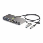 Concentrador USB StarTech.com HB31C2A1CS RS232 Ethernet Gigabit 2xUSB 100W PD Gris Concentrador USB StarTech.com HB31C2A1CS RS232 Ethernet Gigabit 2xUSB 100W PD Gris