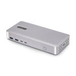 Docking Station USB4 StarTech.com HDMI Dual 2x4K 120Hz Hub 6xUSB 2.5GbE Plata PD 100W Docking Station USB4 StarTech.com HDMI Dual 2x4K 120Hz Hub 6xUSB 2.5GbE Plata PD 100W