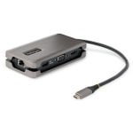 Adaptador Multipuerto USB-C StarTech.com HDMI 4K 60Hz VGA 3xUSB 100W PD Ethernet Gigabit Cable 32cm Gris Adaptador Multipuerto USB-C StarTech.com HDMI 4K 60Hz VGA 3xUSB 100W PD Ethernet Gigabit Cable 32cm Gris