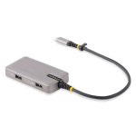 Multiport-Adapter USB-C StarTech.com 4K HDMI 60Hz HDR10, Hub 3xUSB-A, PD 100W, 30cm