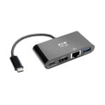 Adaptador USB-C Tripp Lite U444-06N-H4GUB-C HDMI 4K, USB-A, Ethernet, PD 60W, Thunderbolt 3 Adaptador USB-C Tripp Lite U444-06N-H4GUB-C HDMI 4K, USB-A, Ethernet, PD 60W, Thunderbolt 3