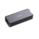 Docking station Verbatim CDS-15S USB-C 100W 8K HDMI DisplayPort 10Gbps NVMe SD RJ45 ABS Aluminio Docking station Verbatim CDS-15S USB-C 100W 8K HDMI DisplayPort 10Gbps NVMe SD RJ45 ABS Aluminio
