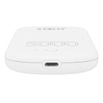 Batterie externe Celly MAGPB5000PROWH 5000 mAh avec chargeur sans fil, blanc