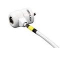 Cadeado de Segurança Mobilis 001236 Aço Branco 1,8m 2 Chaves 4mm