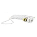 Cavo di Sicurezza con Lucchetto a Combinazione Mobilis 001234 1,8 m Bianco Acciaio