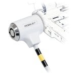 Lucchetto Mobilis 001225 Bianco Acciaio Con 3 Chiavi e Cavo 1,8 m Lucchetto Mobilis 001225 Bianco Acciaio Con 3 Chiavi e Cavo 1,8 m