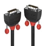 Cabo DVI-D Macho a Macho 5m Negro Níquel PVC 28 AWG Cabo DVI-D Macho a Macho 5m Negro Níquel PVC 28 AWG