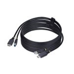 Cable KVM HDMI y USB 3.0 StarTech.com 3,1m 4K 60Hz 5Gbps HDR10 Negro