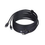Cable KVM DisplayPort StarTech.com 3,1m USB 5Gbps 4K60Hz HDR10 Compatible Universal