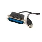 Adaptador USB a Paralelo StarTech ICUSB1284 1,9m Negro Macho/Macho Centronics USB A Adaptador USB a Paralelo StarTech ICUSB1284 1,9m Negro Macho/Macho Centronics USB A