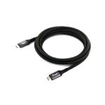 Cable USB-C Equip 128382 USB4 Gen 2x2 2m 20Gbps PD 100W 4K60Hz Trenzado Negro