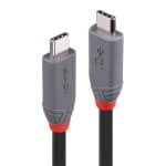 Câble USB C Lindy 36947 0,8 m USB4 Gen 3x2 Noir Câble USB C Lindy 36947 0,8 m USB4 Gen 3x2 Noir