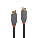 Câble USB C Lindy 36902 1,5 m 10 Gbit/s Noir Gris Câble USB C Lindy 36902 1,5 m 10 Gbit/s Noir Gris