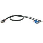 Cable VGA Lindy 33772 3m Macho-Macho Negro alta calidad señal video
