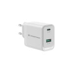 Chargeur universel Conceptronic ALTHEA20W45 45W GaN USB-C USB-A blanc