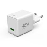 Chargeur GaN Hama 00201983 45W USB-C Power Delivery Quick Charge Blanc