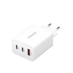 Adaptateur secteur Intenso 1XUSB-A/2XUSB-C/7806512 Universel Blanc Courant alternatif Charge rapide Intérieur Adaptateur secteur Intenso 1XUSB-A/2XUSB-C/7806512 Universel Blanc Courant alternatif Charge rapide Intérieur