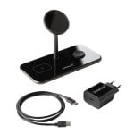 Casque Intenso MB13, Smartphone, Montre connectée, Chargeur sans fil USB noir, Charge rapide pour l'intérieur Casque Intenso MB13, Smartphone, Montre connectée, Chargeur sans fil USB noir, Charge rapide pour l'intérieur