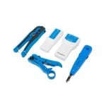 Juego de herramientas Lanberg NT-0302 Multicolor con conectores RJ-11 y RJ-45 funda incluida