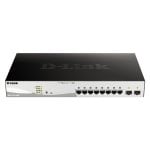 Switch D-Link DGS-1210-10MP 8x Gigabit RJ-45 2x SFP PoE 130W Managed L2 Switch
