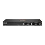 Switch Gestionato HPE Aruba Networking 6100 24G 4SFP+ Gigabit Ethernet L3 1U Rack Nero