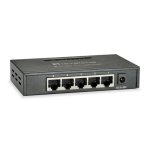 Switch LevelOne GEU-0523 5-Port Gigabit Ethernet Metallgehäuse Wandmontage