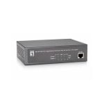 Netzwerk Switch LevelOne GEP-0522 5-Port Gigabit PoE 30W Grau