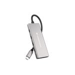 Hub USB Conceptronic HUBBIES17G 7 Puertos USB 3.2 Gen 2 Type-C y Type-A 100W Aluminio Gris Hub USB Conceptronic HUBBIES17G 7 Puertos USB 3.2 Gen 2 Type-C y Type-A 100W Aluminio Gris