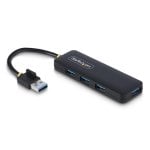 Hub USB 3.0 StarTech.com 4 Puertos Tipo-A 5Gbps Portátil Protección Sobrecorriente Negro Hub USB 3.0 StarTech.com 4 Puertos Tipo-A 5Gbps Portátil Protección Sobrecorriente Negro