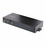 Hub USB Industrial StarTech 16 Puertos USB 3.2 Gen 1 ESD 15kV Rack/DIN Alimentado Hub USB Industrial StarTech 16 Puertos USB 3.2 Gen 1 ESD 15kV Rack/DIN Alimentado