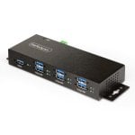 Hub USB Industrial StarTech ST7300USBM Gestión Avanzada 7 Puertos USB 3.2 Gen 1 Metal ESD DIN Hub USB Industrial StarTech ST7300USBM Gestión Avanzada 7 Puertos USB 3.2 Gen 1 Metal ESD DIN