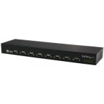 Concentrador USB a Serie StarTech 8 Puertos RS232 Montaje Rack Industrial FTDI Aluminio Concentrador USB a Serie StarTech 8 Puertos RS232 Montaje Rack Industrial FTDI Aluminio