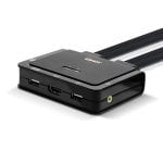 KVM Switch Lindy 42345 HDMI 4K Ultra HD 2 Puertos USB Montaje Rack Negro