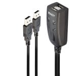 KVM Switch USB 2.0 Lindy 32165 Schwarz 2 Computer, 3 USB-Ports, LED-Anzeige, 1,1 m Kabel