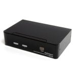 Conmutador KVM StarTech SV231DVIUA 2 Puertos USB DVI-I Full HD Audio Hub USB 2.0 Negro Conmutador KVM StarTech SV231DVIUA 2 Puertos USB DVI-I Full HD Audio Hub USB 2.0 Negro