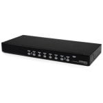 Conmutador KVM StarTech SV831DUSBU 8 Puertos VGA USB Rack 1U OSD Cascada Acero Negro Conmutador KVM StarTech SV831DUSBU 8 Puertos VGA USB Rack 1U OSD Cascada Acero Negro