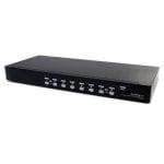 Conmutador KVM StarTech SV831DUSBAU 8 Puertos USB VGA 1U Rack Audio OSD Negro Conmutador KVM StarTech SV831DUSBAU 8 Puertos USB VGA 1U Rack Audio OSD Negro