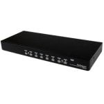 Conmutador KVM StarTech SV831DUSBGB 8 Puertos USB PS/2 VGA Rack 1U OSD Negro Conmutador KVM StarTech SV831DUSBGB 8 Puertos USB PS/2 VGA Rack 1U OSD Negro