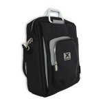 Maletín Approx appNBST15x Multicompartimentos 15.6" Nylon Negro-Gris Asa Metálica y Fijación a Trolley