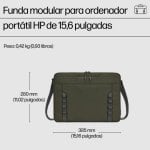 Funda Portátil Universal HP Modular 15,6" Verde/Gris Poliéster Resistente al Agua Funda Portátil Universal HP Modular 15,6" Verde/Gris Poliéster Resistente al Agua