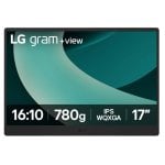 LG gram +view 17MT70 Monitor Portátil USB-C 17" IPS WQXGA com Altifalantes